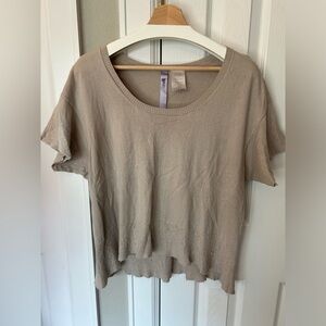 Wilt cashmere/cotton blend, crop sweater